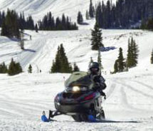 Snowmobiling in Grand Lake, Colo. // © 2011 Grand Lake Chamber
